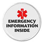 emergency information inside